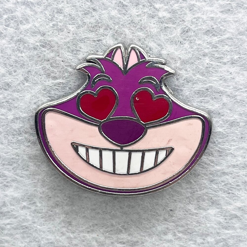 🔮5/$25 Disney‎ Alice in Wonderland Cheshire Cat Emoji Pin